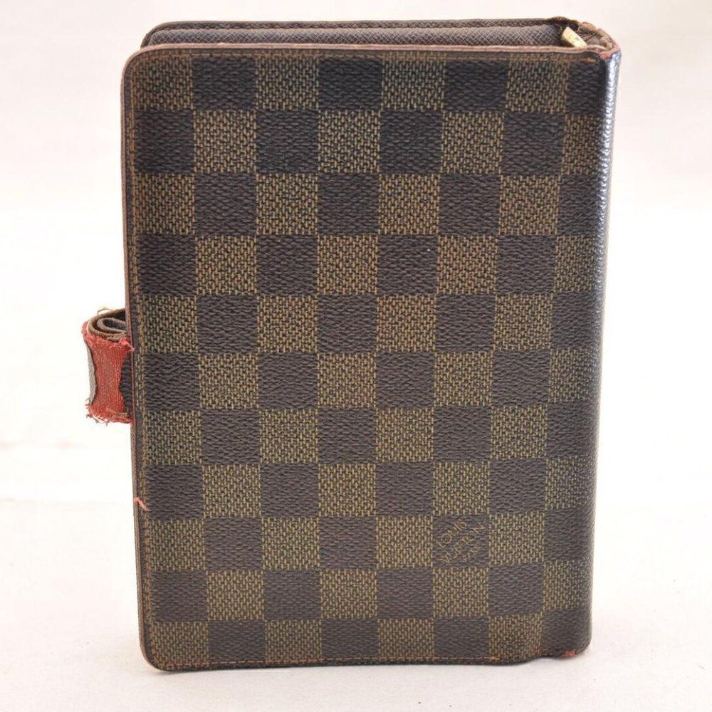 LOUIS VUITTON Damier Ebene Medium Ring Agenda MM - Picture 3 of 12